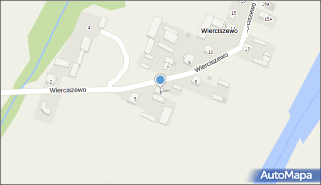 Wierciszewo, Wierciszewo, 6, mapa Wierciszewo