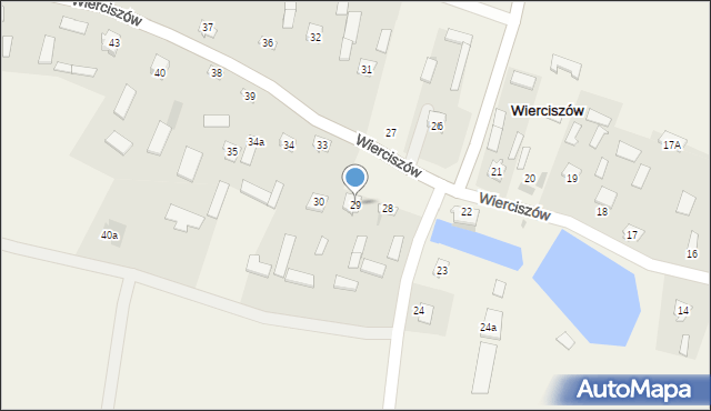 Wierciszów, Wierciszów, 29, mapa Wierciszów