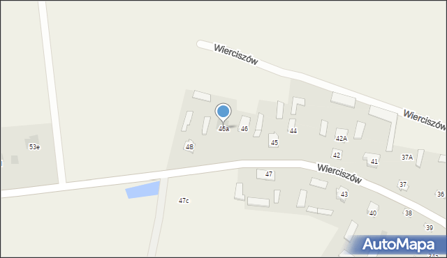 Wierciszów, Wierciszów, 46a, mapa Wierciszów