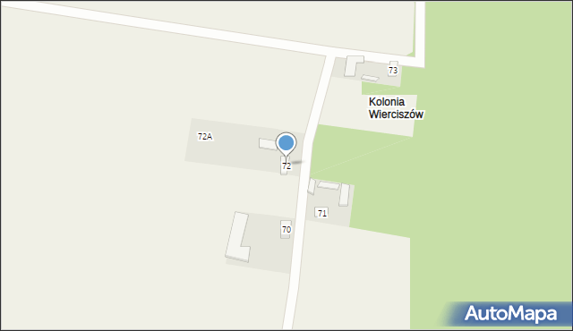 Wierciszów, Wierciszów, 72, mapa Wierciszów