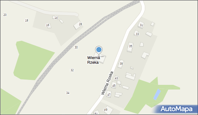 Wierna Rzeka, Wierna Rzeka, 26, mapa Wierna Rzeka