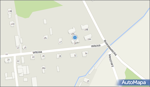 Wieruszów, Witosa Wincentego, 19, mapa Wieruszów