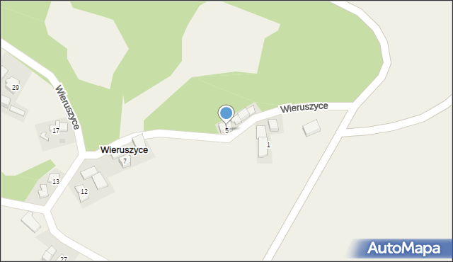 Wieruszyce, Wieruszyce, 5, mapa Wieruszyce