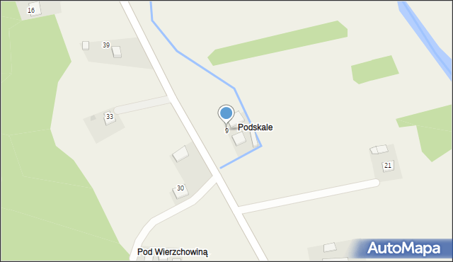 Wieruszyce, Wieruszyce, 9, mapa Wieruszyce