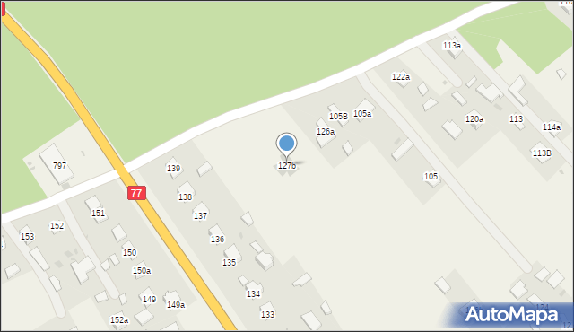 Wierzawice, Wierzawice, 127b, mapa Wierzawice