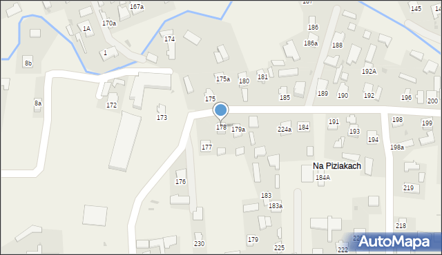 Wierzawice, Wierzawice, 178, mapa Wierzawice