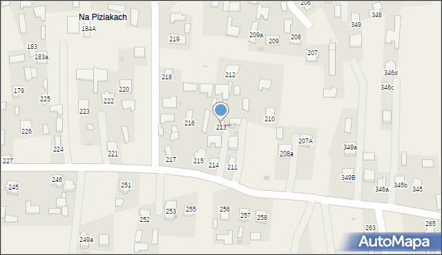 Wierzawice, Wierzawice, 213, mapa Wierzawice