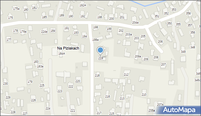 Wierzawice, Wierzawice, 219, mapa Wierzawice