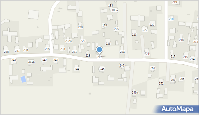 Wierzawice, Wierzawice, 227, mapa Wierzawice