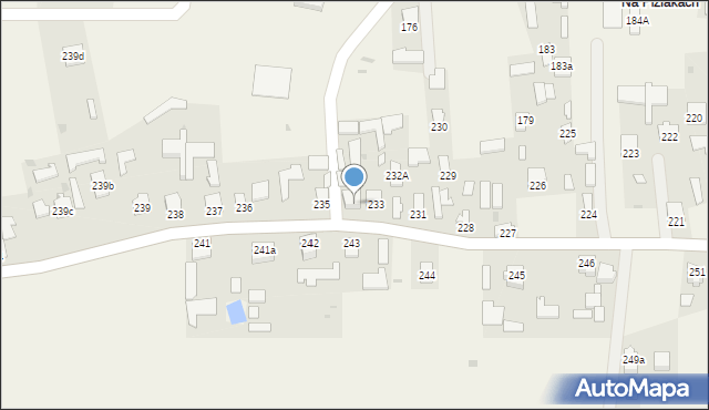 Wierzawice, Wierzawice, 234, mapa Wierzawice