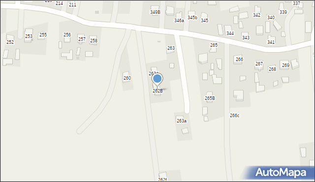 Wierzawice, Wierzawice, 262B, mapa Wierzawice