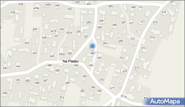 Wierzawice, Wierzawice, 461, mapa Wierzawice