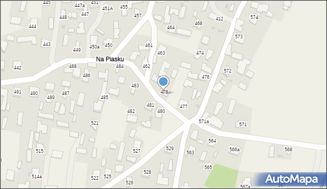 Wierzawice, Wierzawice, 479, mapa Wierzawice