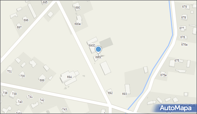 Wierzawice, Wierzawice, 690c, mapa Wierzawice