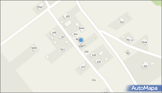 Wierzawice, Wierzawice, 841, mapa Wierzawice