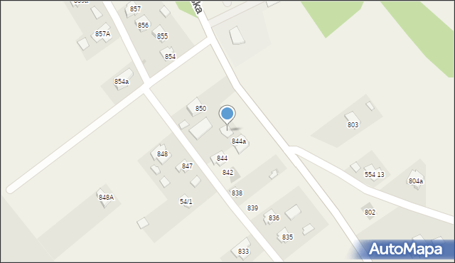 Wierzawice, Wierzawice, 845, mapa Wierzawice