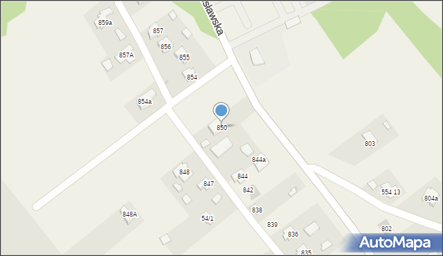 Wierzawice, Wierzawice, 850, mapa Wierzawice