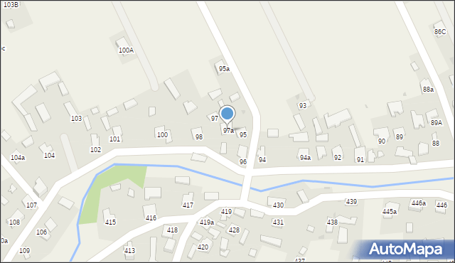 Wierzawice, Wierzawice, 97a, mapa Wierzawice