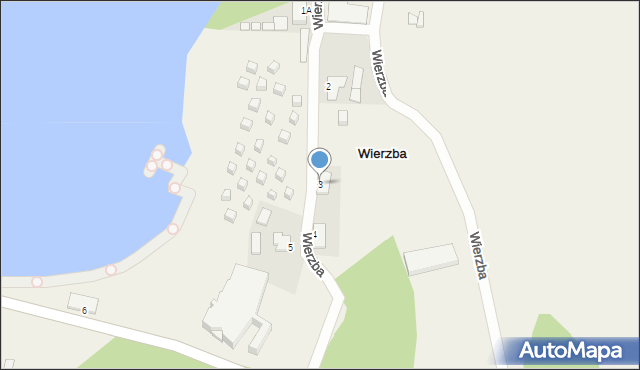 Wierzba, Wierzba, 3, mapa Wierzba