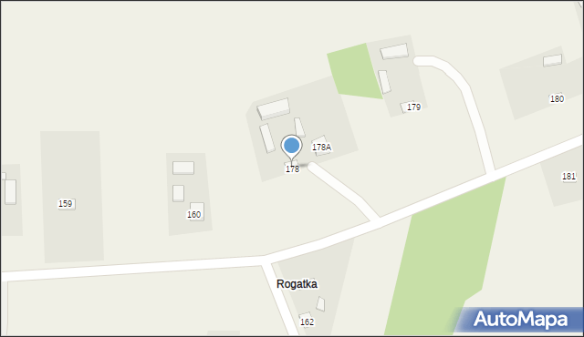 Wierzba, Wierzba, 178, mapa Wierzba