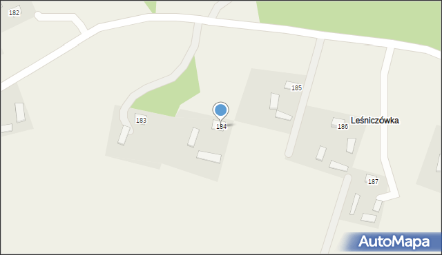Wierzba, Wierzba, 184, mapa Wierzba