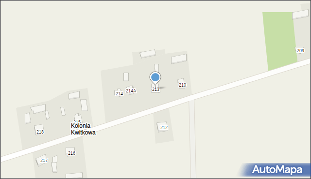 Wierzba, Wierzba, 213, mapa Wierzba