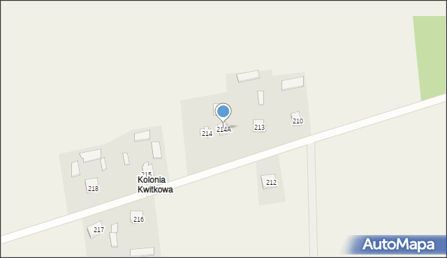 Wierzba, Wierzba, 214A, mapa Wierzba