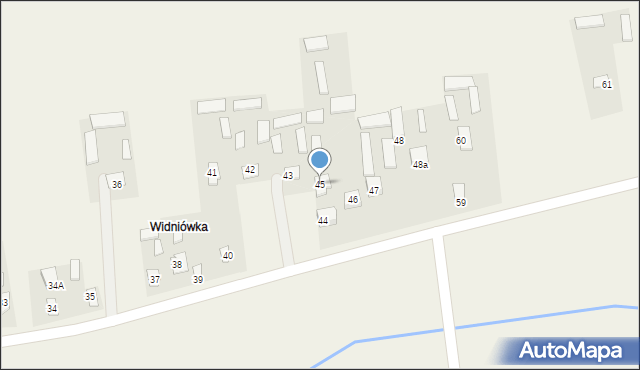 Wierzba, Wierzba, 45, mapa Wierzba