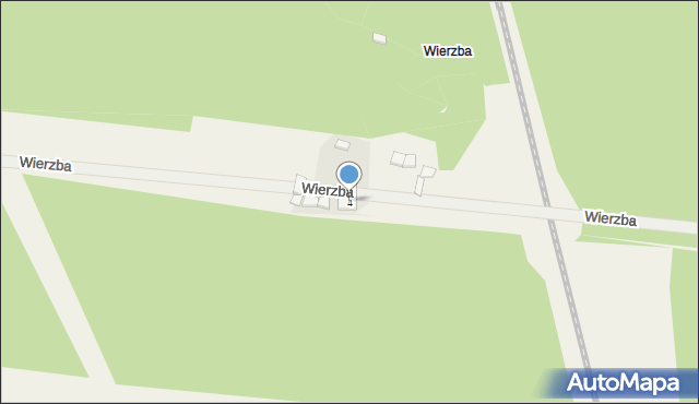 Wierzba, Wierzba, 4, mapa Wierzba