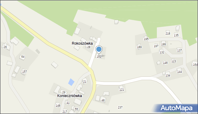 Wierzbanowa, Wierzbanowa, 102, mapa Wierzbanowa