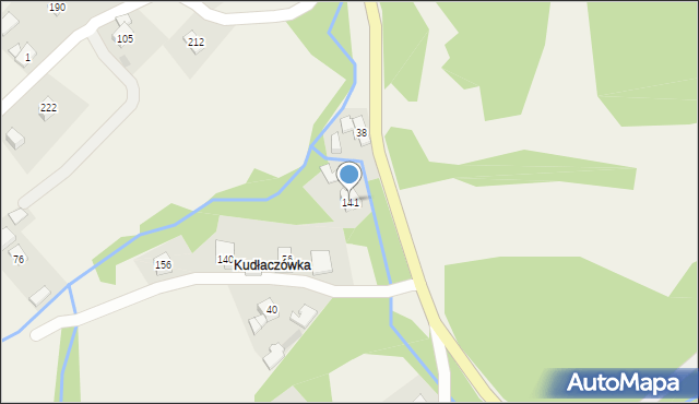 Wierzbanowa, Wierzbanowa, 141, mapa Wierzbanowa