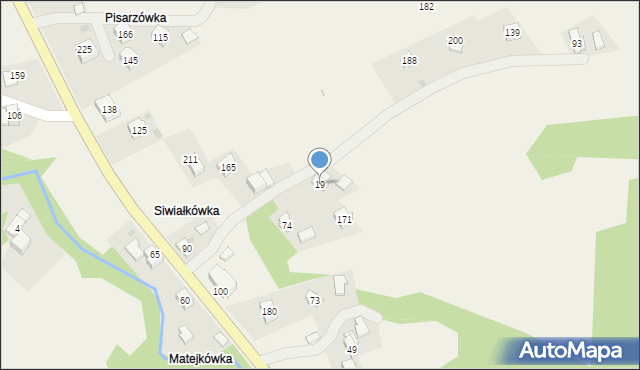 Wierzbanowa, Wierzbanowa, 19, mapa Wierzbanowa