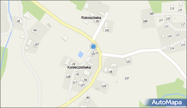 Wierzbanowa, Wierzbanowa, 21, mapa Wierzbanowa