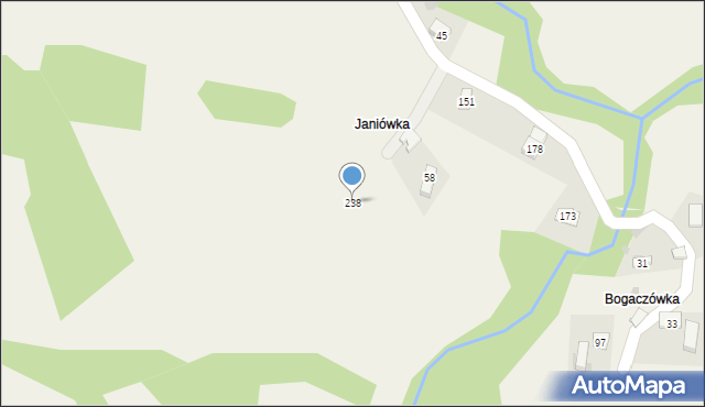 Wierzbanowa, Wierzbanowa, 238, mapa Wierzbanowa