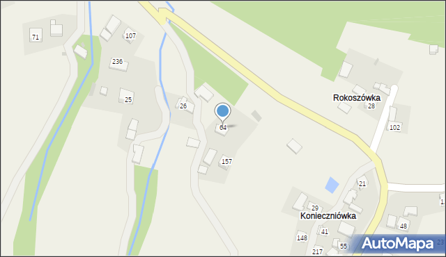 Wierzbanowa, Wierzbanowa, 64, mapa Wierzbanowa