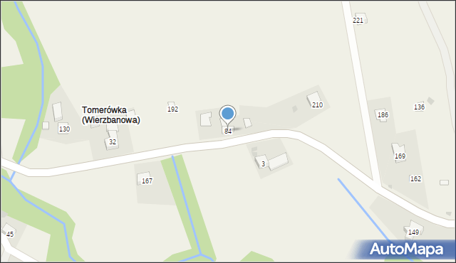 Wierzbanowa, Wierzbanowa, 84, mapa Wierzbanowa