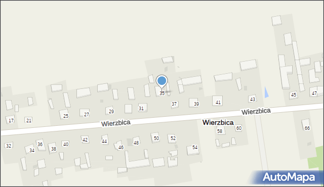 Wierzbica, Wierzbica, 35, mapa Wierzbica