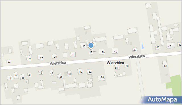 Wierzbica, Wierzbica, 37, mapa Wierzbica