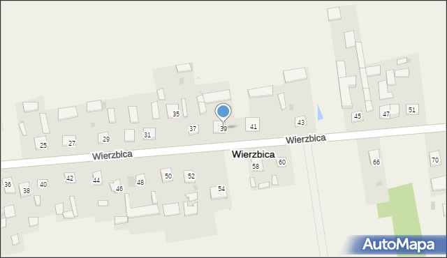 Wierzbica, Wierzbica, 39, mapa Wierzbica