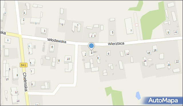 Wierzbica, Wierzbica, 4, mapa Wierzbica