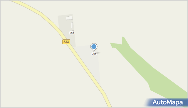 Wierzbica, Wierzbica, 25c, mapa Wierzbica