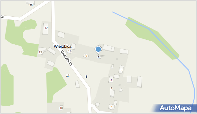 Wierzbica, Wierzbica, 6, mapa Wierzbica