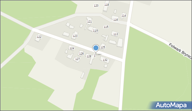 Wierzbica Górna, Wierzbica Górna, 131, mapa Wierzbica Górna
