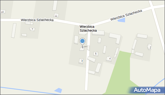 Wierzbica Szlachecka, Wierzbica Szlachecka, 6, mapa Wierzbica Szlachecka