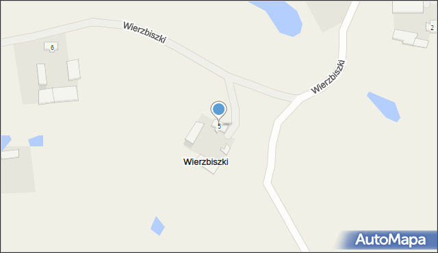 Wierzbiszki, Wierzbiszki, 5, mapa Wierzbiszki