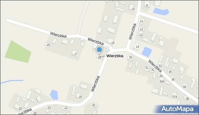 Wierzbka, Wierzbka, 18, mapa Wierzbka