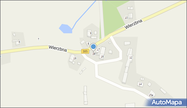 Wierzbna, Wierzbna, 18, mapa Wierzbna