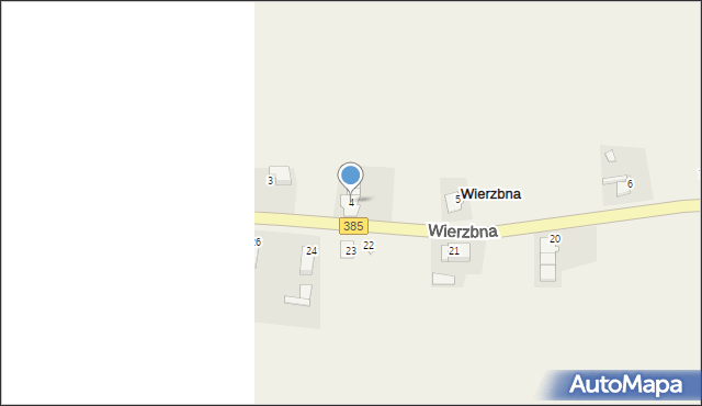 Wierzbna, Wierzbna, 4, mapa Wierzbna