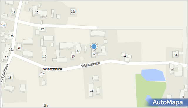 Wierzbnica, Wierzbnica, 12, mapa Wierzbnica