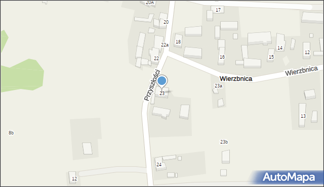 Wierzbnica, Wierzbnica, 23, mapa Wierzbnica